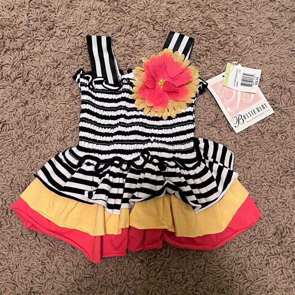 Baby striped dress